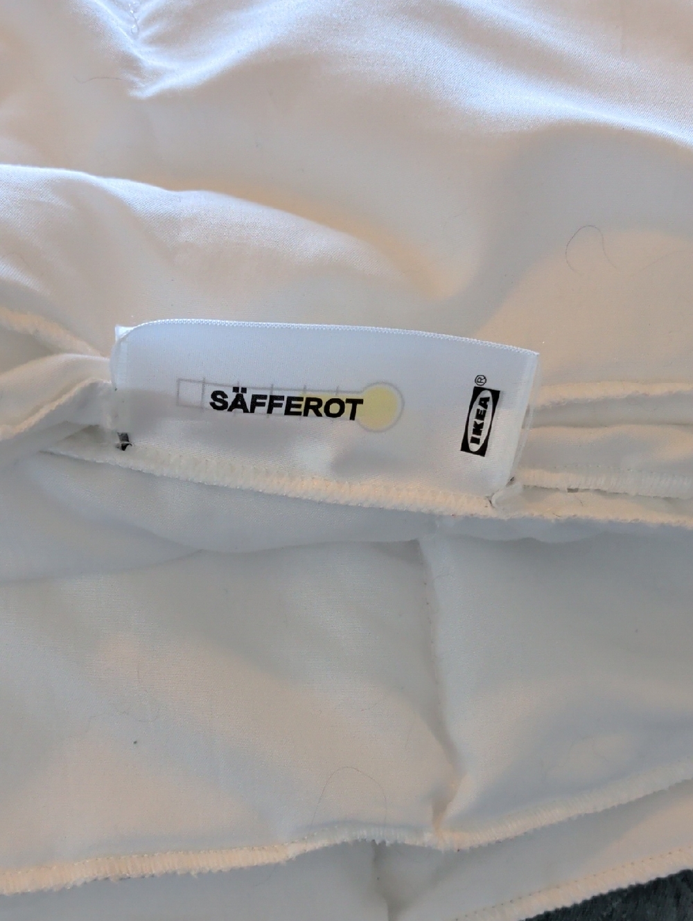 IKEA SÄFFEROT White Comforter/ Duvet Insert Light Warmth Full/ Queen